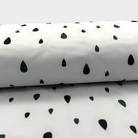 Softshell mit Regentropfen in weiß 0,25 m Bild 2