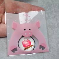Schwein Pig  Klarsichtbeutel Tüten, selbstklebend, Geschenke Bild 4