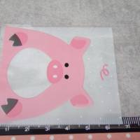 Schwein Pig  Klarsichtbeutel Tüten, selbstklebend, Geschenke Bild 5