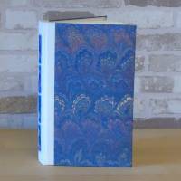 Notizbuch blauer Pfauenmarmor // Tagebuch // Skizzenbuch // blanko // Geschenk // Journal Bild 2