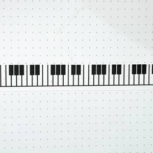 Washi Tape | Klavier Piano | 10 m | Aufkleber | Bulletjournal | Journal Sticker | Watercolor Bild 4
