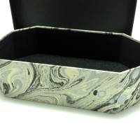 Box mit Stülpdeckel 8-eckig mit marmoriertem Papier Bild 3