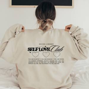 Damen Pullover | Oversized Sweater | Sweatshirt Damen | Selflove Bild 1