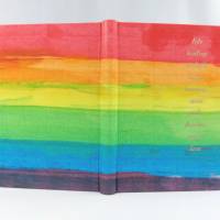 Notizbuch, Regenbogen, sunlight, A5, Fadenheftung Bild 2