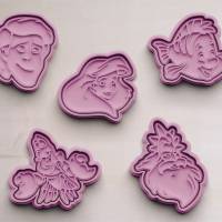 Arielle die Meerjungfrau Keksausstecher | Cookie Cutters | Ausstechform | Keksform | Plätzchenform Bild 1