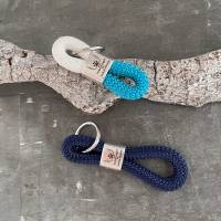 Schutzengel mit Pfote, Schlüsselanhänger aus Segeltau in unterschiedlichen Farben, ein schönes Geschenk Bild 4
