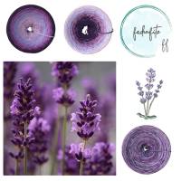 (68,90€/kg) Farbverlaufsgarn / Bobbel Lavendel - innen hell Bild 5