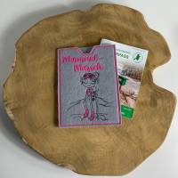Mammut-Marsch - bestickte Filzhülle für dein Teilnehmerheft oder deinen Wanderpass - Geschenkidee für Wanderer Bild 4