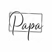 Plotterdatei Papa Vatertag DIY Geschenk Geburt Baby Digitale Datei SVG  - freie Kleingewerbliche Nutzung inklusive Bild 1