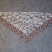 Großes Dreieckstuch aus weicher Wolle in tollen Farben, Stola, Poncho, gehäkelt Bild 3