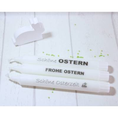 Osterdeko * Osterkerze * Gastgeschenk * Geschenkidee Ostern * Osterhase