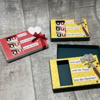 Duplo - Verpackung „Du bist…Box“ für Herzensmenschen Geschenkschachtel für Schokoriegel Goodie Mitbringsel Valentinstag Bild 3