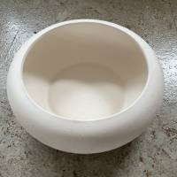 Schale ohne Deckel - 1 wetterfester Keramikrohling  zum selber gestalten mit Serviettentechnik Bild 1