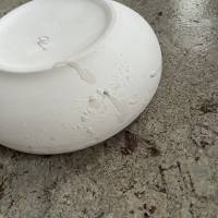 Schale ohne Deckel - 1 wetterfester Keramikrohling  zum selber gestalten mit Serviettentechnik Bild 4