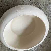 Schale ohne Deckel - 1 wetterfester Keramikrohling  zum selber gestalten mit Serviettentechnik Bild 6
