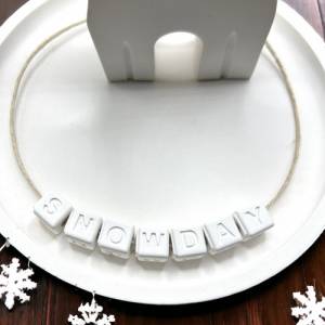 Kleine Buchstaben Würfel Silikon Gießform für Geschenkanhänger, Ornamente, Schlüsselanhänger Namen Schmuck, Mini Perlen Bild 6