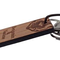 Personalisierter Holz Schlüsselanhänger - Einzigartiges Geschenk für deine Liebsten Bild 4