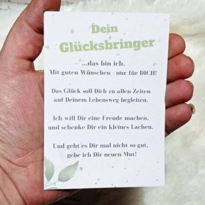 Spruchkarten für Glückswürmchen