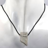 Topas | Halskette mit Band oder Silber 925 --- Stein-Größe: 26 x 15 mm Bild 2