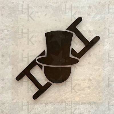 Bügelbild - Schornsteinfeger | Leiter - viele mögliche Farben