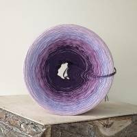 (68,90€/kg) Farbverlaufsgarn / Bobbel Lavendel - innen dunkel Bild 2