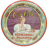 North Carolina - Coca-Cola Sammlertablett von 1977 – Hilda Clark Bild 1