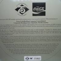 North Carolina - Coca-Cola Sammlertablett von 1977 – Hilda Clark Bild 3
