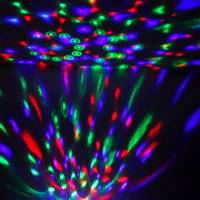 Rotierende LED Discokugel | Farbwechsellampe | Party Lampe | Disco-Effektlampe | Stimmungslicht für Geburtstagsfeier Bild 3