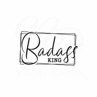 Plotterdatei Badass King DIY Geschenk Geburtstag Digitale Datei SVG  - freie Kleingewerbliche Nutzung inklusive Bild 1