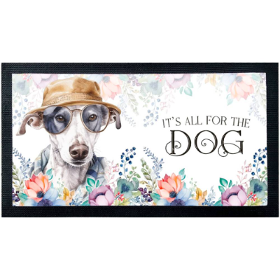 Napfunterlage WHIPPET mit rutschfester Rückseite aus Gummi