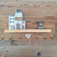 Schlüsselboard handgearbeitet aus Holz, Landhaus-Shabby Bild 10
