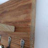 Schlüsselboard handgearbeitet aus Holz, Landhaus-Shabby Bild 3
