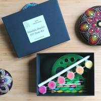 DotArt Mandala DIY Kit Basic inkl. 6 auswählbarer Farben zu je 3ml Bild 2