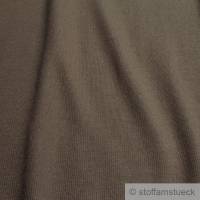 Stoff Polyester Viskose Elastan Soft Jersey braun Mohair Haptik Bild 3