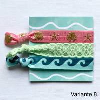 „Summer Fun“ - Bunte Elastikbänder im maritimen Stil in Sommerfarben (3er Set) Bild 9