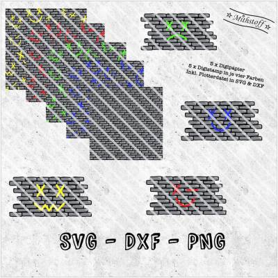 Plotterdatei Sprayermauer - sprayen - Mauer + tolle Karte - Mithstoff