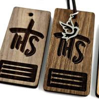 Christlicher Schlüsselanhänger "IHS" - Kraftvolles Symbol des Glaubens Bild 5