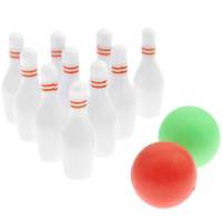 Miniatur Bowling-Set 12-teilig Bild 1