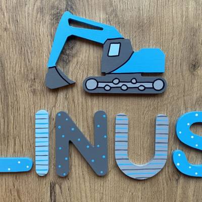 Holzbuchstaben Türbuchstaben 8 cm  wooden letters Buchstaben Kinderzimmertür