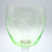 Uranglas Antikglas Weinglas aus den 20er Jahren (2) Bild 3