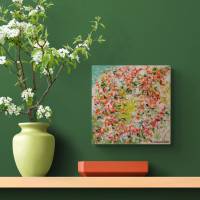 BLÜTENFREUDE - florales, abstraktes Gemälde auf Leinwand von Christiane Schwarz Bild 5