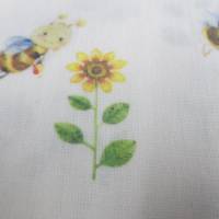 Baumwolle Digitaldruck Biene und Sonnenblume Oeko-Tex Standard 100(1m /11,00€) Bild 2