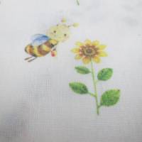 Baumwolle Digitaldruck Biene und Sonnenblume Oeko-Tex Standard 100(1m /11,00€) Bild 3