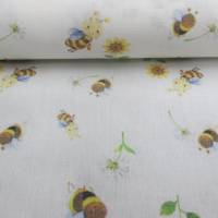 Baumwolle Digitaldruck Biene und Sonnenblume Oeko-Tex Standard 100(1m /11,00€) Bild 4