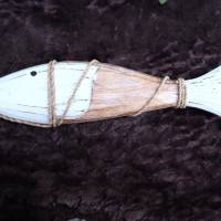 Deko Hänger maritim Fisch aus Holz 3 Größen Bild 4