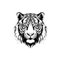 Bügelbild Tiger in Wunschfarben zum aufbügeln- mit oder ohnen Namen - Personalisierbares Bügelbild Bild 5