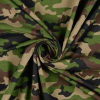 Jersey  Stoff   Stretchjersey  Camouflage Bild 2