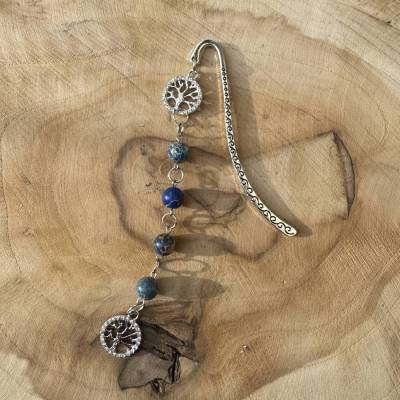 Handgefertigtes Lesezeichen mit Edelsteinen, UNIKAT