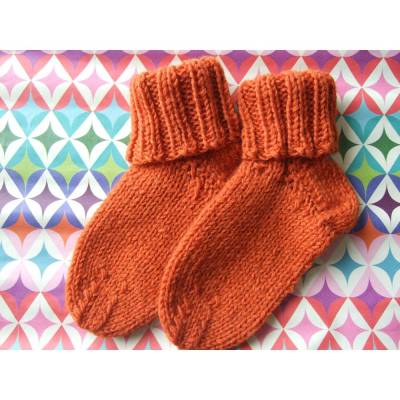 Kindersocken Gr 34/35 - Stricksocken - Wollsocken