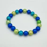 Armband Miracle Beads Blau Grün  (A72) Bild 1